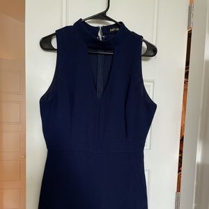 Fabríc Navy Romper Skirt